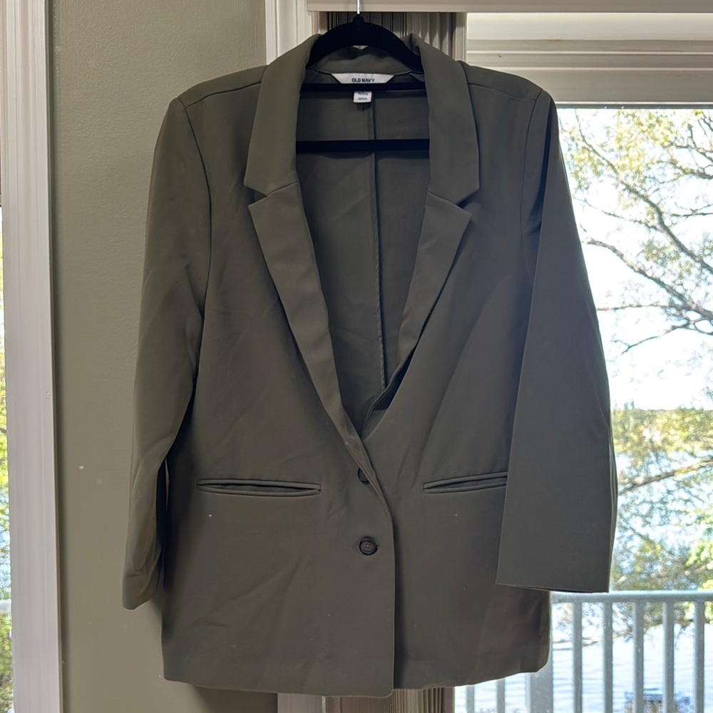 Olive Green Women's Blazer by A New Day
